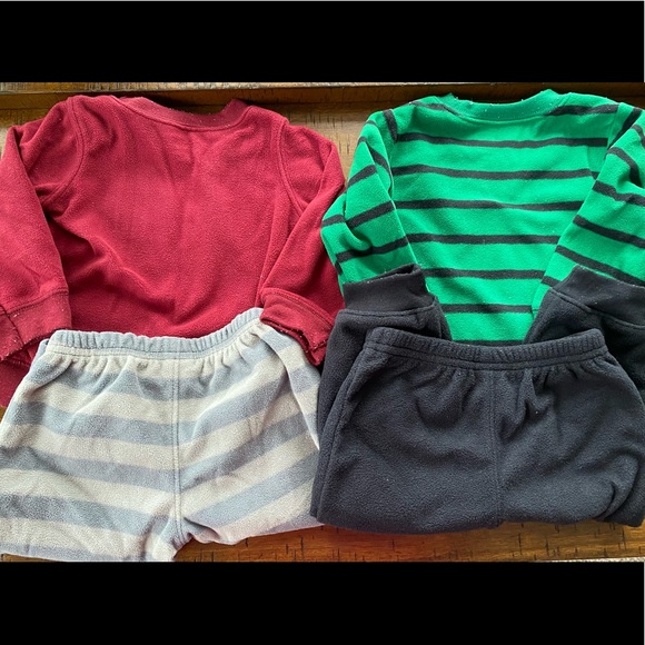 •GUC•{2 Outfits} Child of Mine by Carter’s Cozy Infant Pullover/Pant Sets - Picture 5 of 7